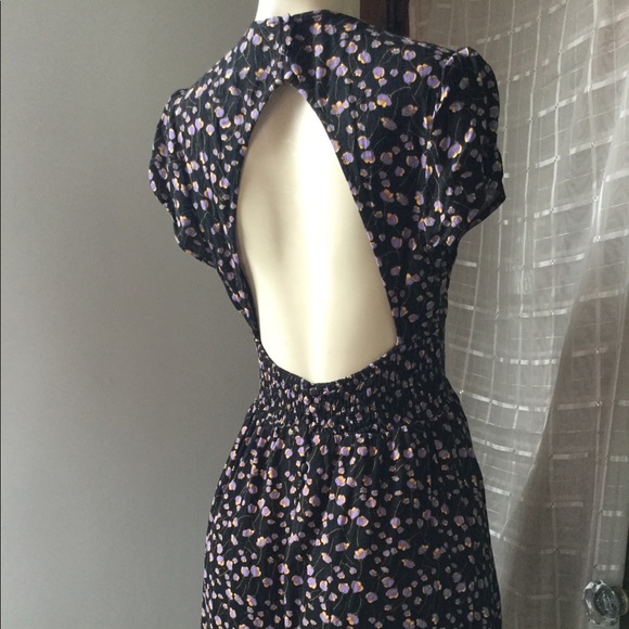 Free People Dresses & Skirts - Free People sleeveless cutout Floral Skater Dress